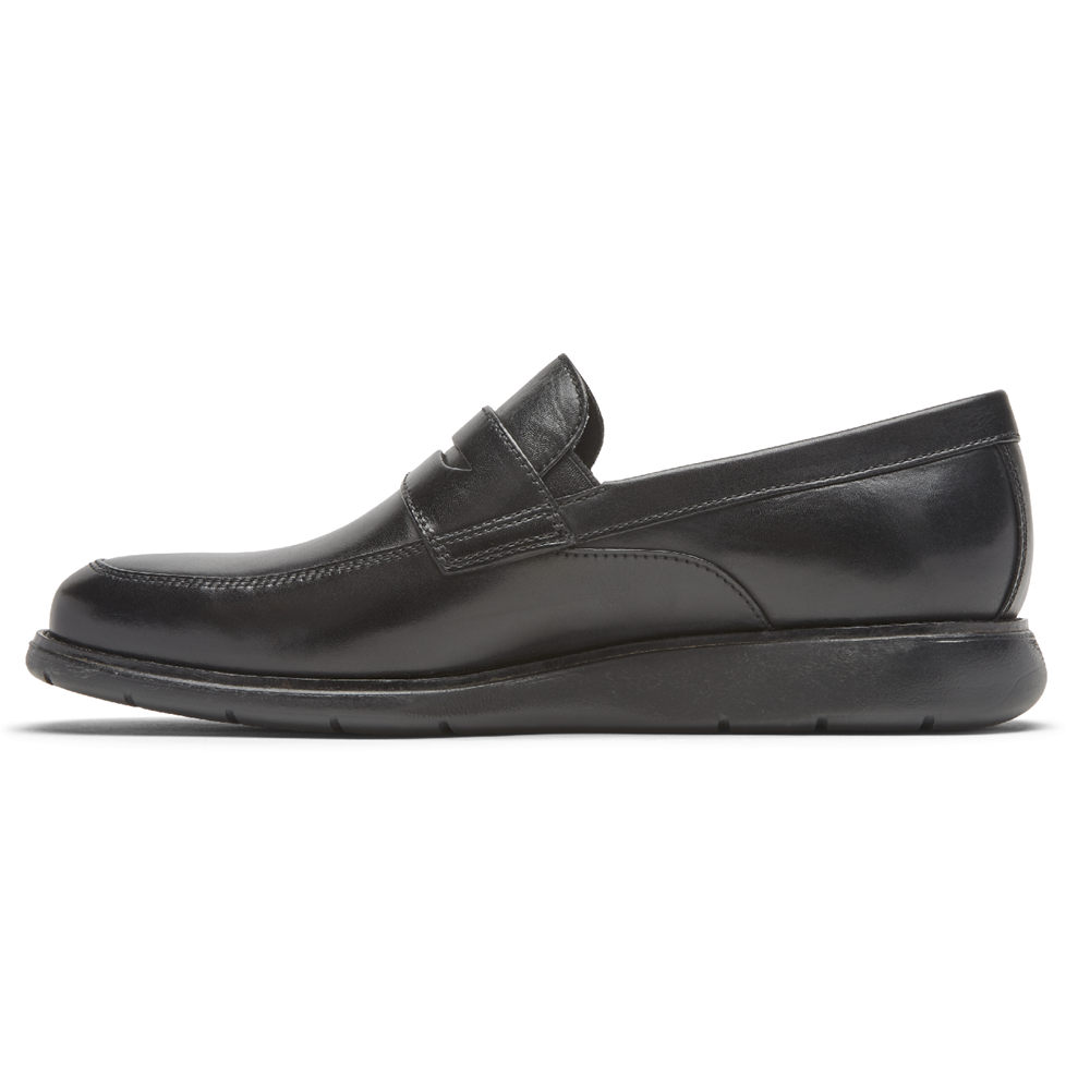 Rockport Singapore Mens Dress Shoes - Total Motion Sport Penny Black - JB3049816